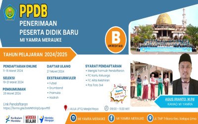 PPDB MIS YAMRA TAHUN 2024